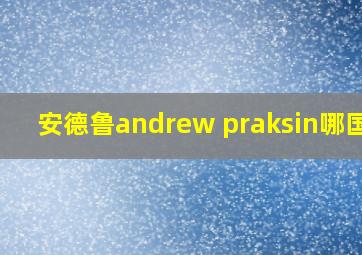 安德鲁andrew praksin哪国人